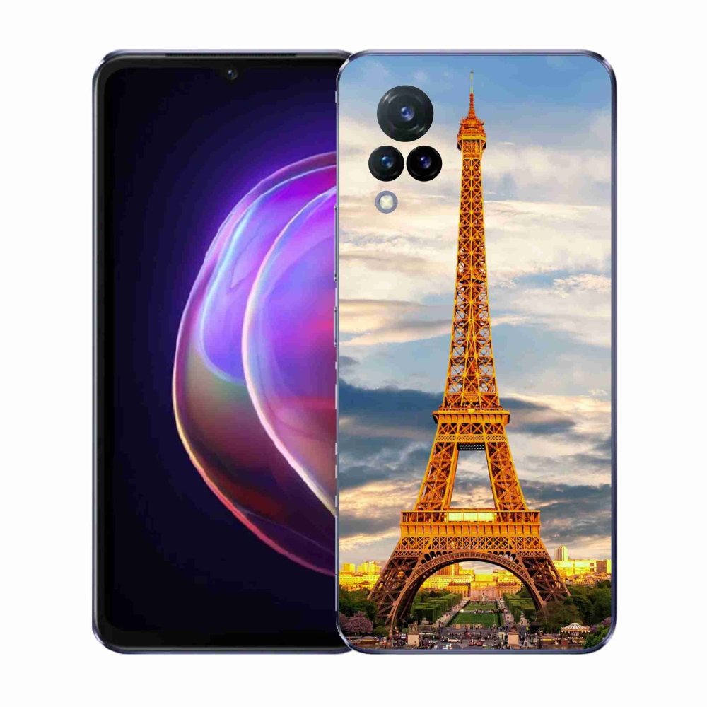 Gelový kryt mmCase na Vivo V21 4G/5G - eiffelova věž 3