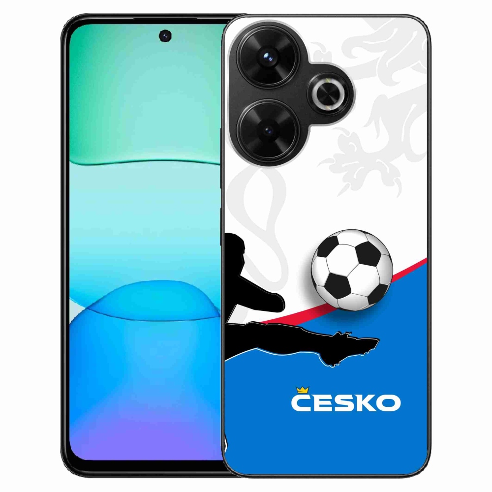 Gelový kryt mmCase na Xiaomi Redmi 13 4G/Poco M6 4G  - fotbal Česko 3