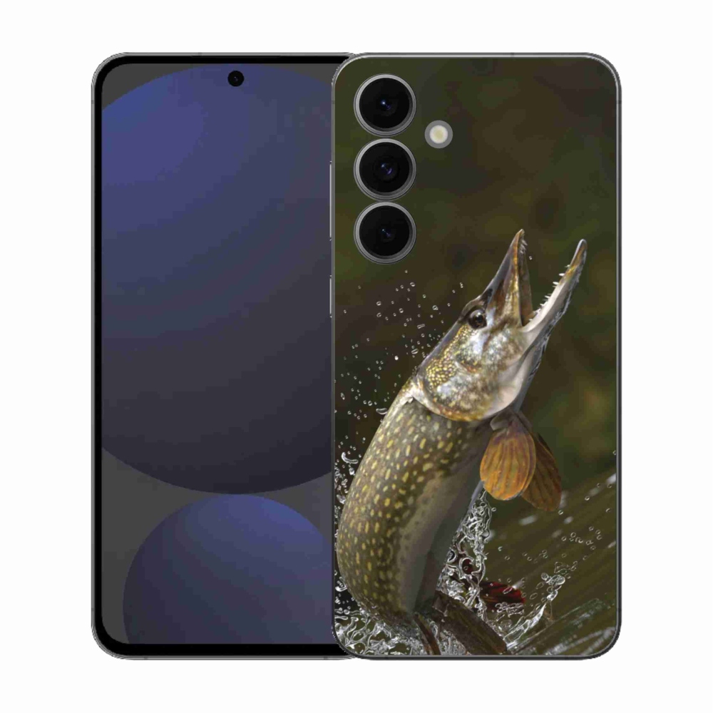 Gelový kryt mmCase na Samsung Galaxy S25 FE - štika