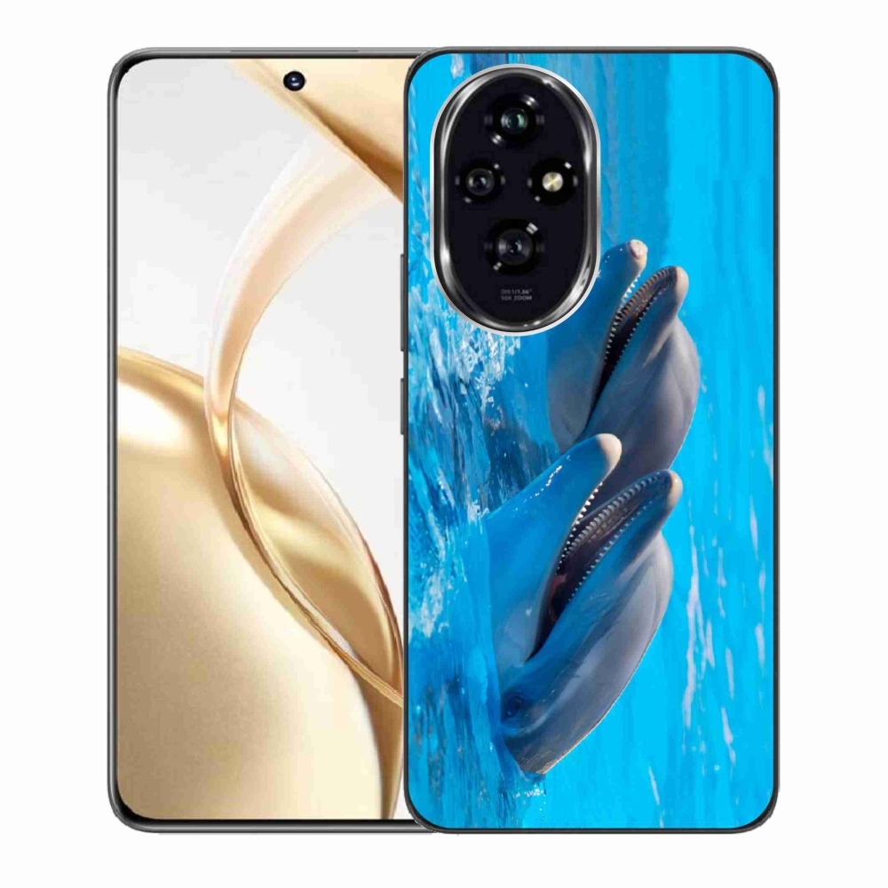 Gelový kryt mmCase na Honor 200 5G - delfíni