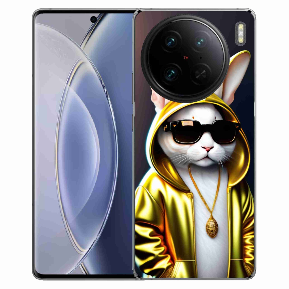 Gelový kryt mmCase na Vivo X90 Pro - kočka boss