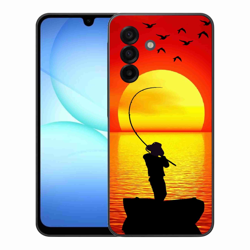 Gelový kryt mmCase na Samsung Galaxy A17 4G/5G - rybaření