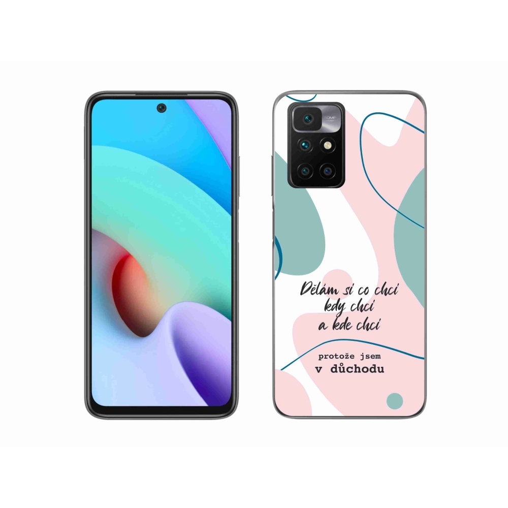 Gelový kryt mmCase na Xiaomi Redmi 10/Redmi 10 (2022) - vtipný text 10 bílé pozadí