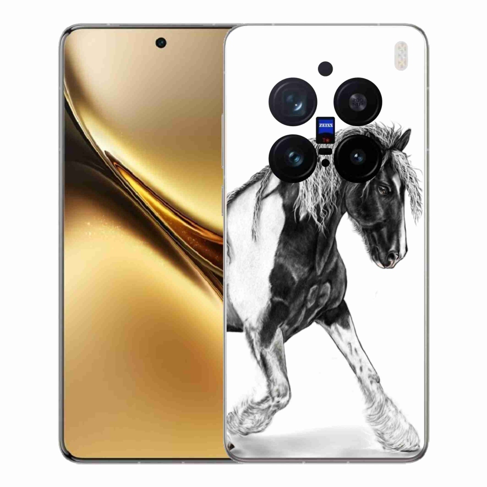 Gelový kryt mmCase na Vivo X200 Pro 5G - kůň