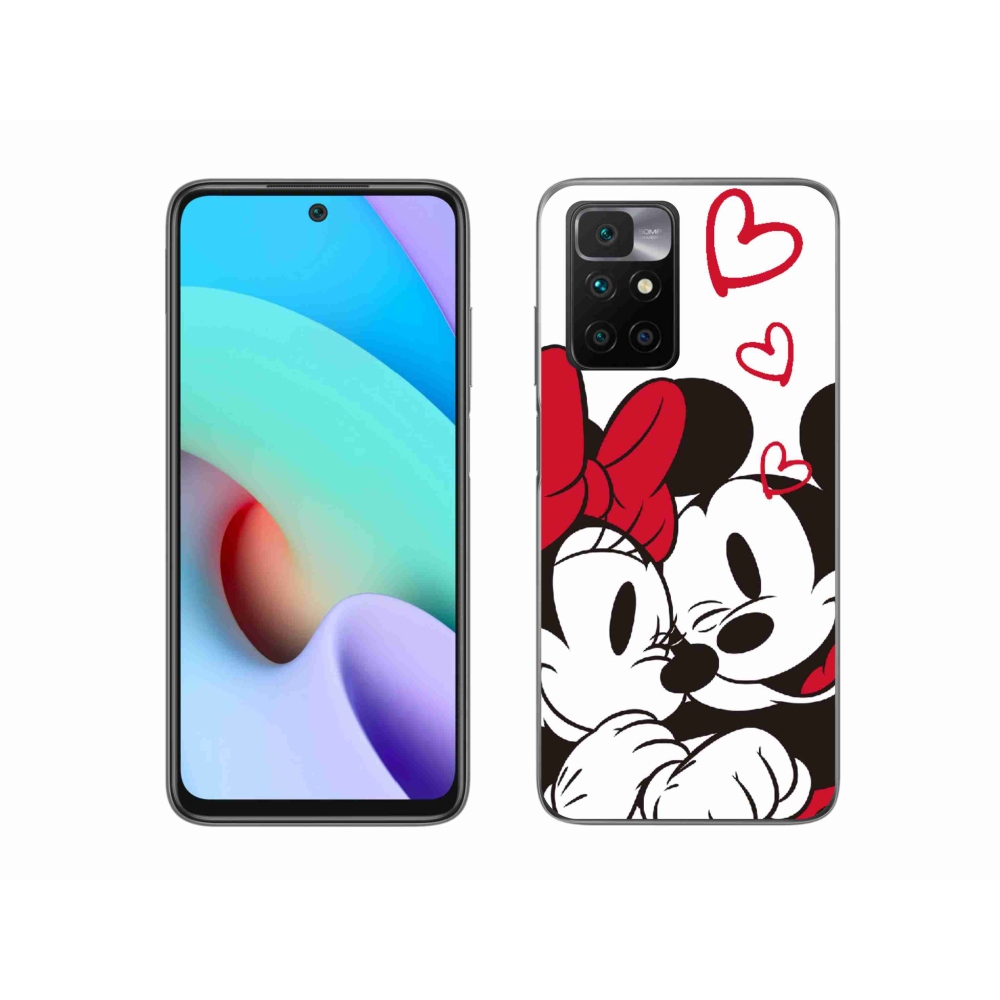 Gelový kryt mmCase na Xiaomi Redmi 10/Redmi 10 (2022) - minnie a mickey