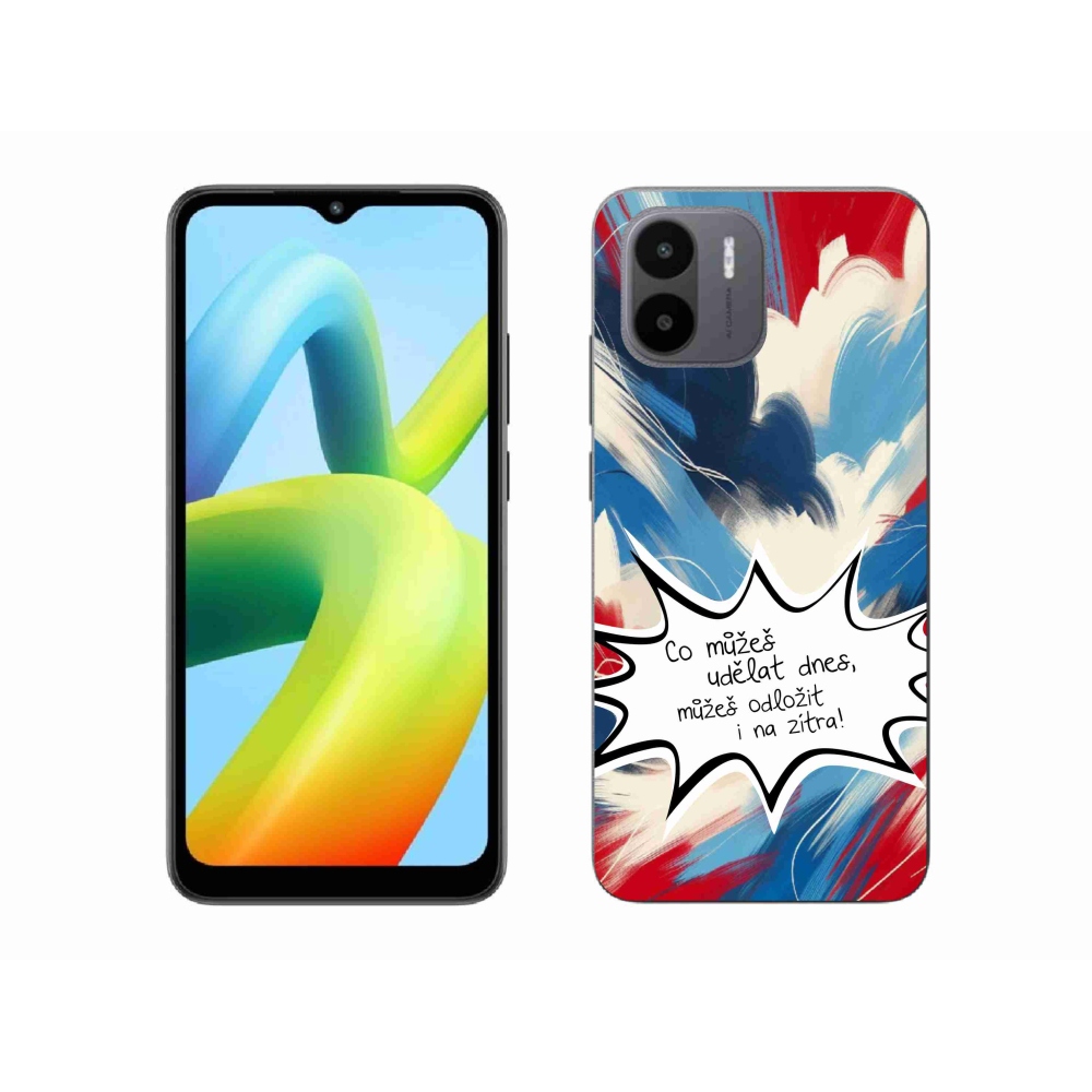 Gelový kryt mmCase na Xiaomi Redmi A1 - vtipný text 9 bílé pozadí