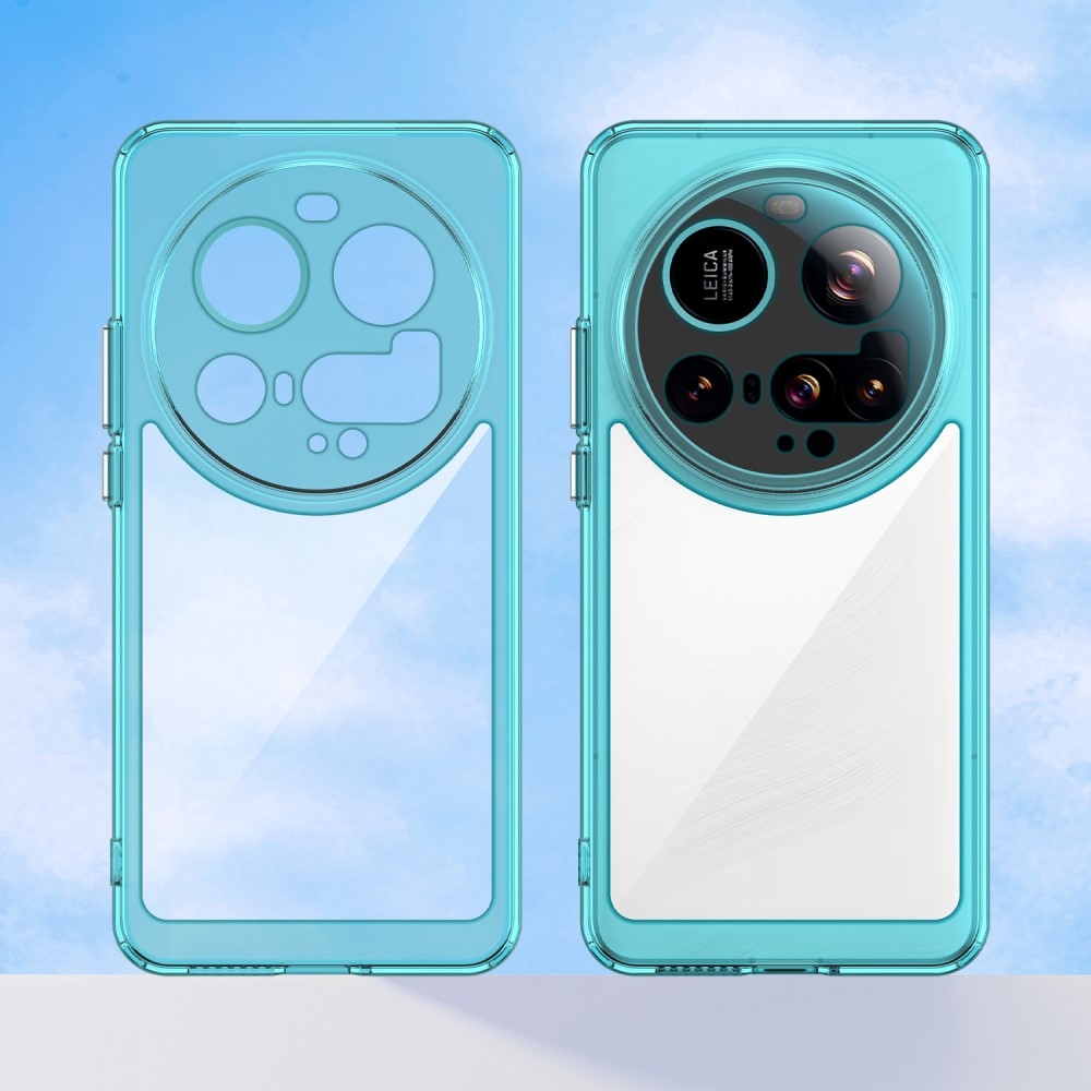 Gelový obal s pevnými zády na Xiaomi 15 Ultra - světlemodrý