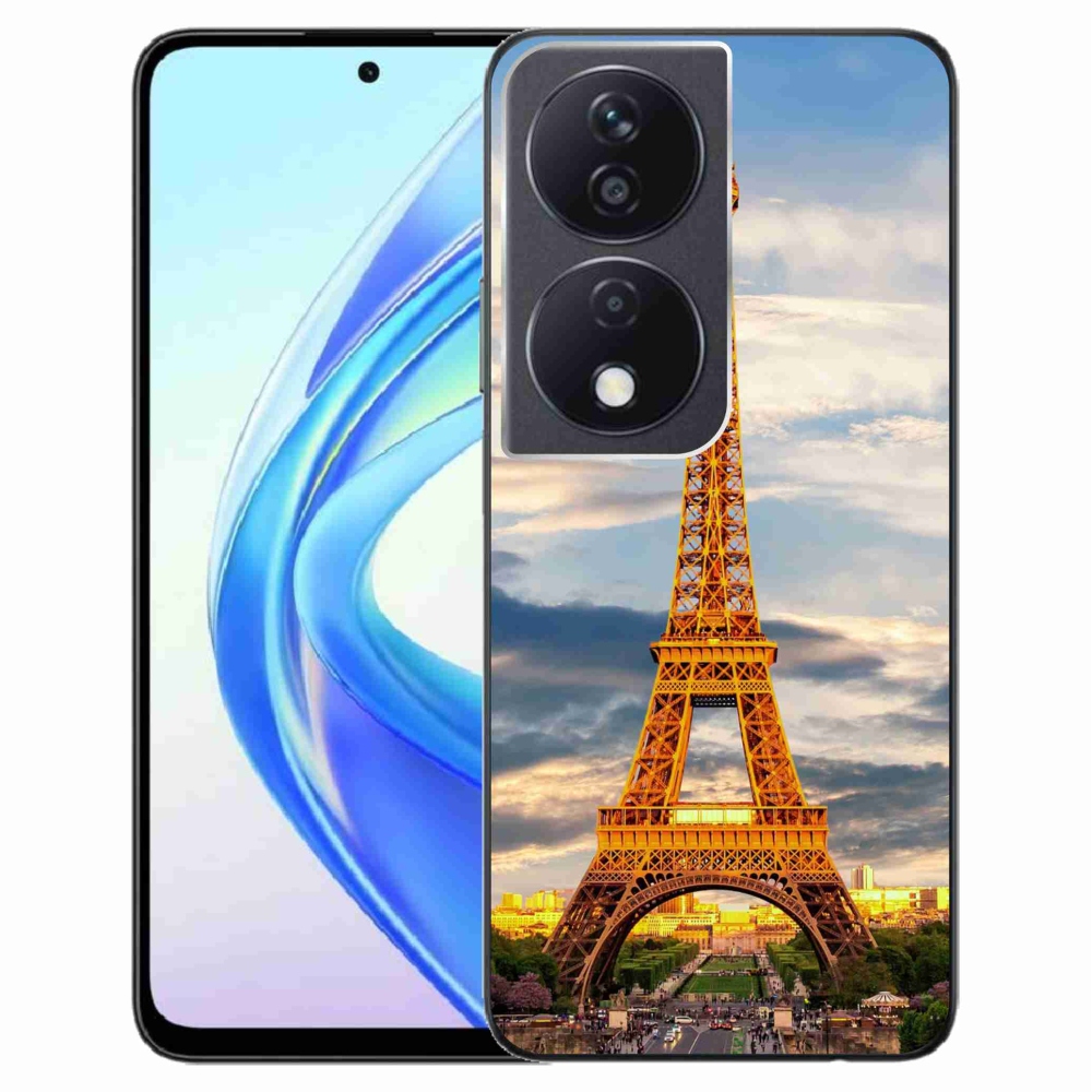 Gelový kryt mmCase na Honor X7b/Honor 90 Smart - eiffelova věž 3
