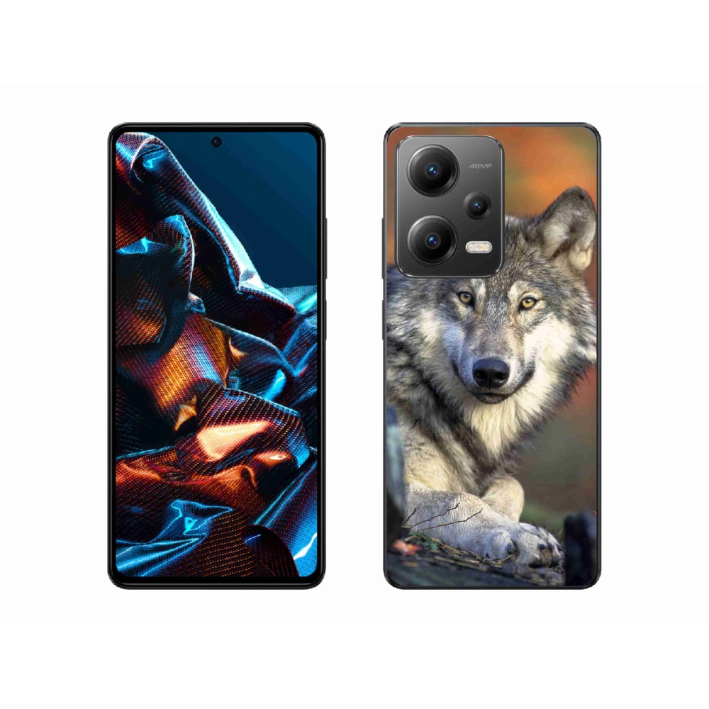 Gelový obal mmCase na mobil Xiaomi Redmi Note 12 Pro 5G - vlk
