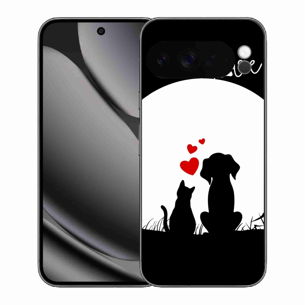 Gelový kryt mmCase na Google Pixel 10 Pro XL - zvířecí láska