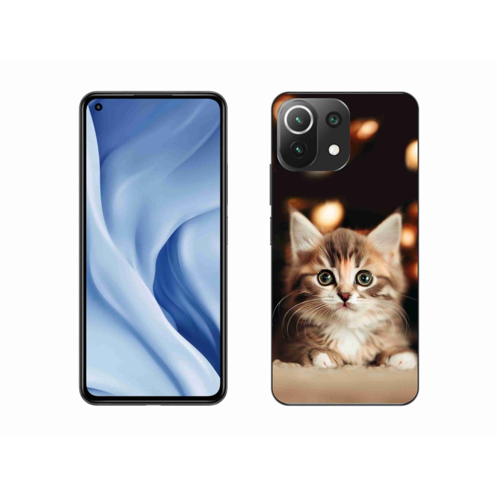 Gelový kryt mmCase na Xiaomi 11 Lite 5G NE - roztomilé kotě 2