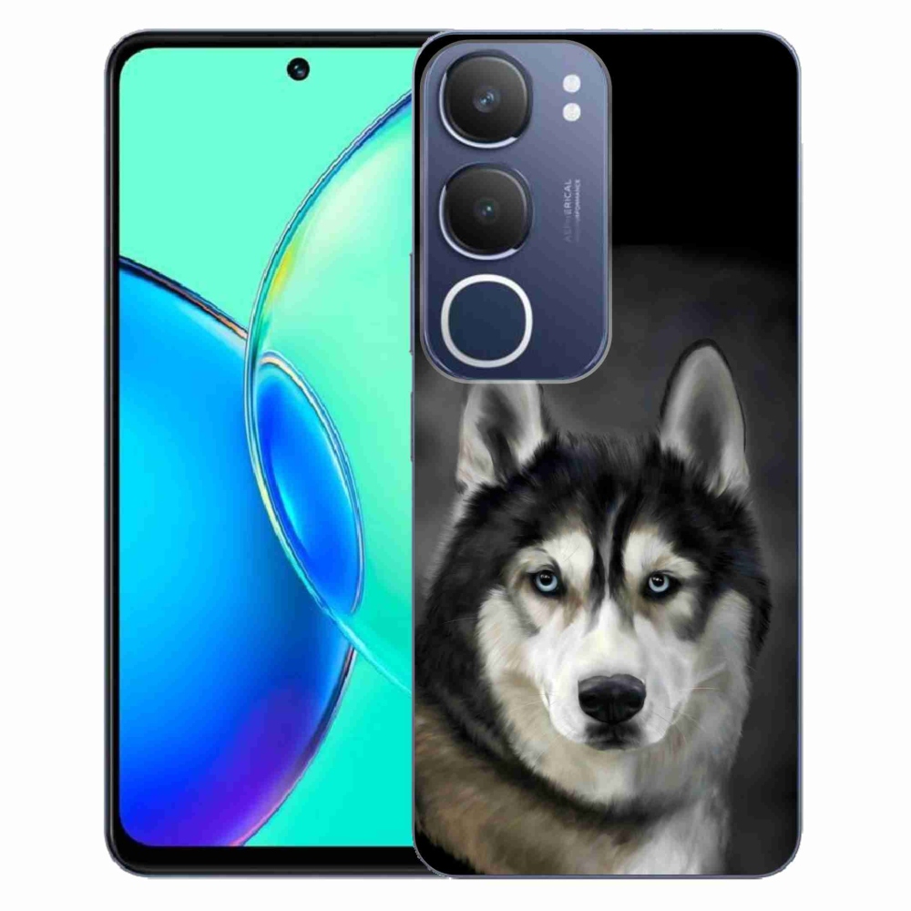 Gelový kryt mmCase na Vivo Y19s - husky