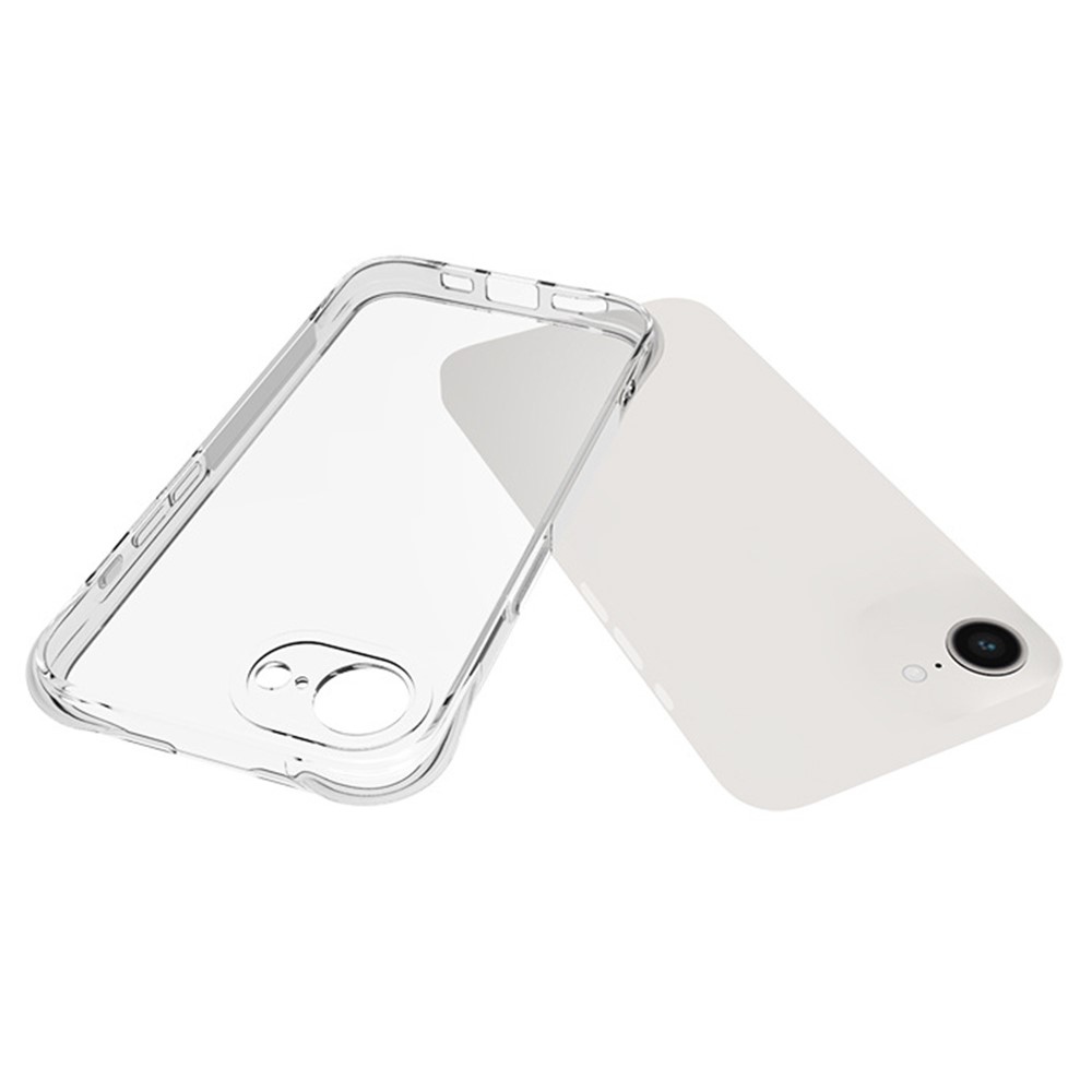 Transparentní gelový obal na iPhone 16e - průhledný