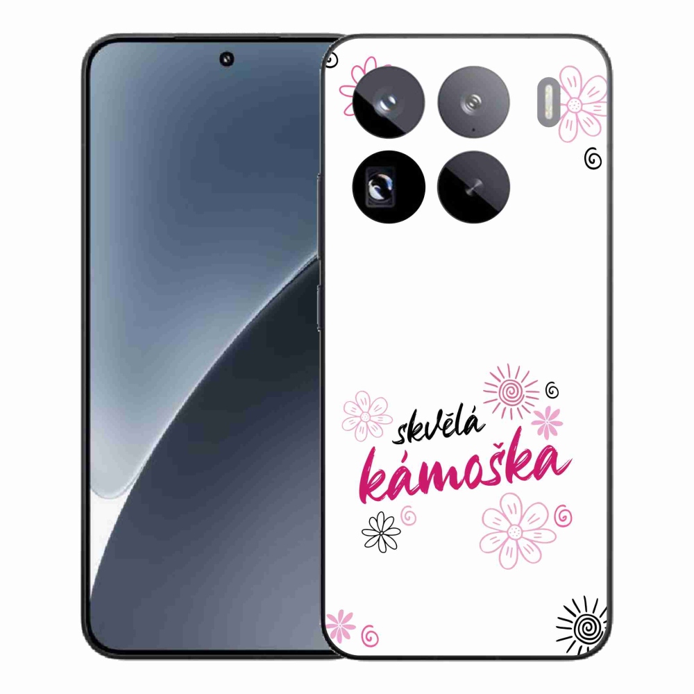 Gelový kryt mmCase na Xiaomi 15 Pro - skvělá kámoška bílé pozadí