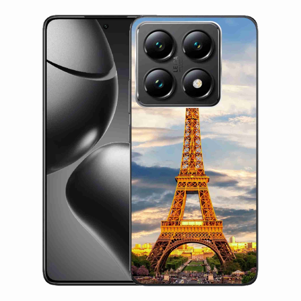 Gelový kryt mmCase na Xiaomi 14T Pro - eiffelova věž 3