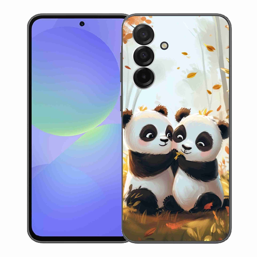 Gelový kryt mmCase na Samsung Galaxy A36 5G - pandy