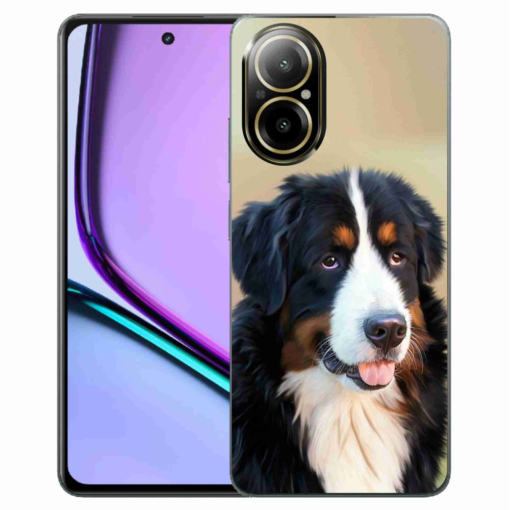 Gelový obal mmCase na Realme C67 - bernský salašnický pes