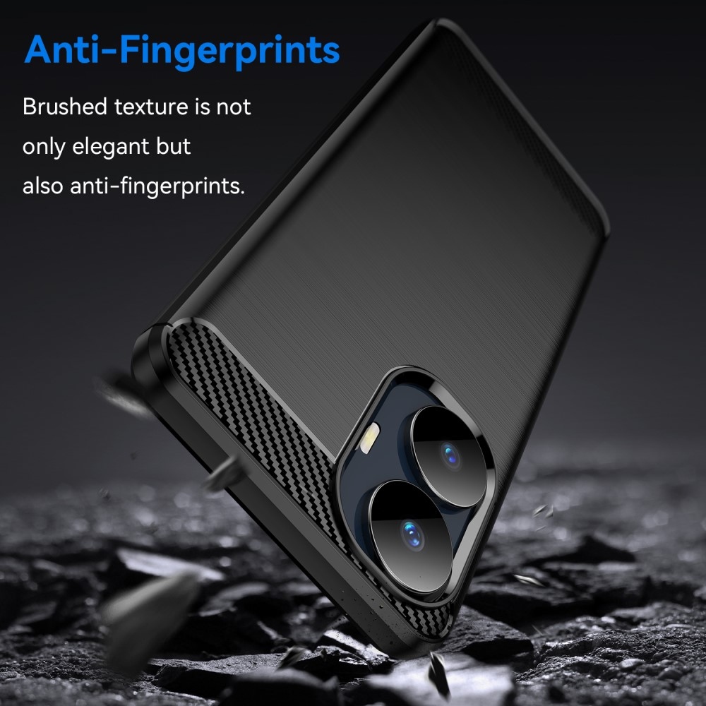 Carbon odolný gelový obal na Realme C55 - černý