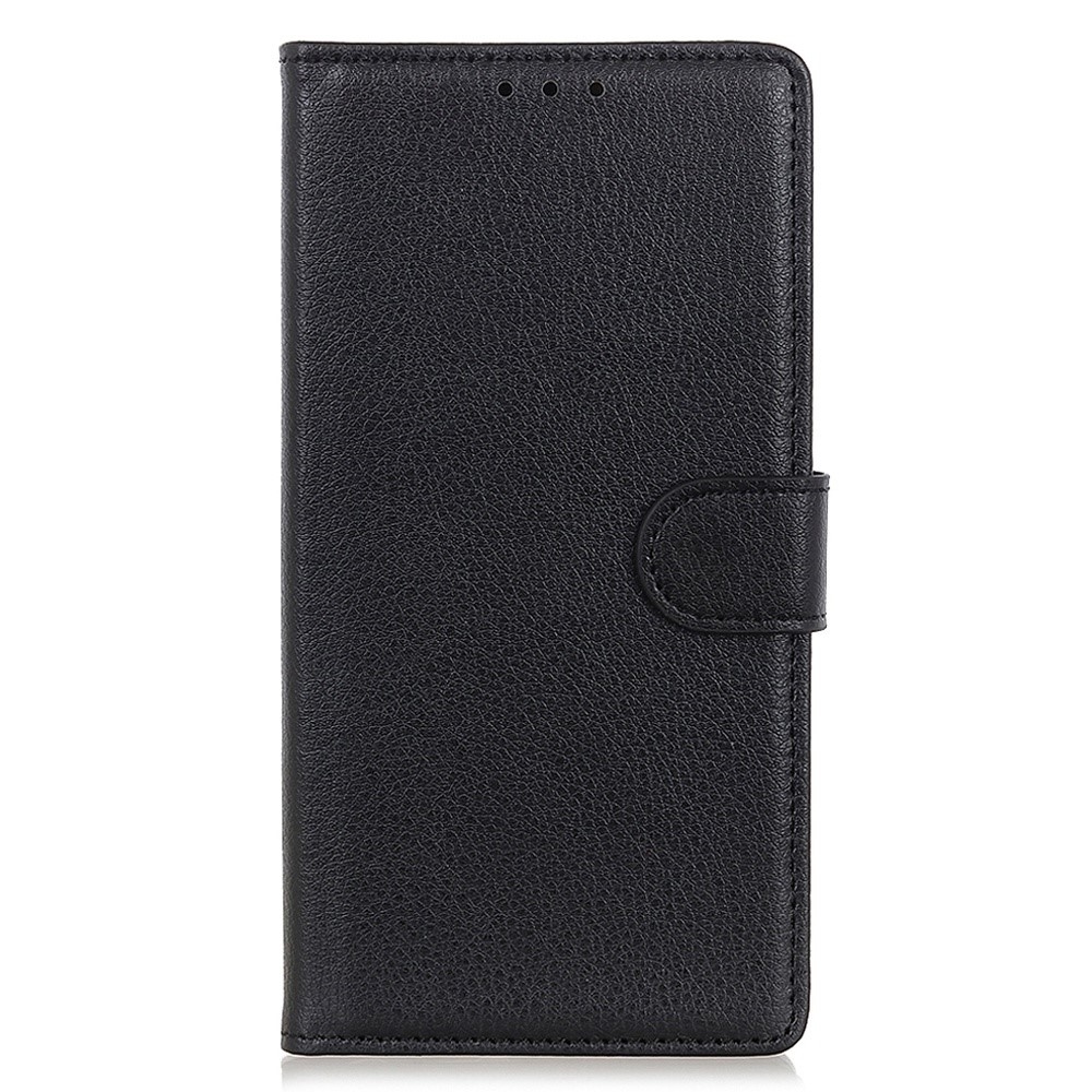 Litchie knížkové pouzdro na Xiaomi Redmi 12 4G/5G - černé