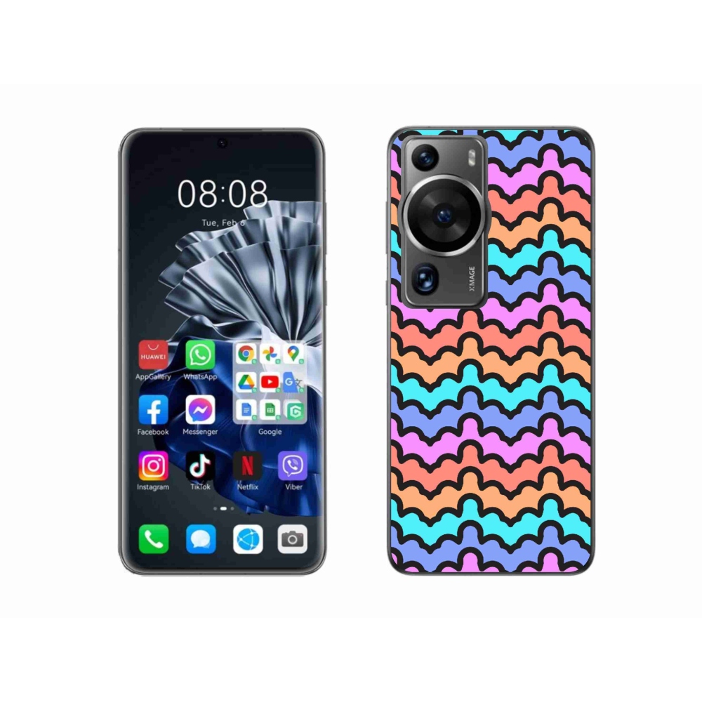 Gelový kryt mmCase na Huawei P60 Pro - abstraktní motiv 30