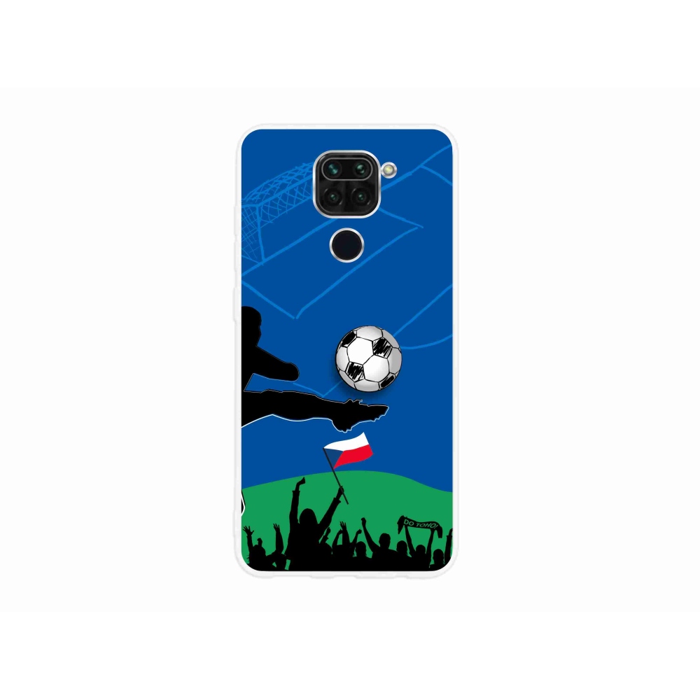 Gelový kryt mmCase na Xiaomi Redmi Note 9 - fanoušci fotbalu