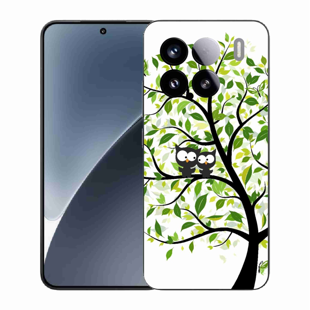 Gelový kryt mmCase na Xiaomi 15 - sovičky na stromě