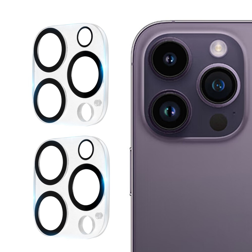 Sklo čočky fotoaparátu na iPhone 15 Pro/15 Pro Max - 2ks