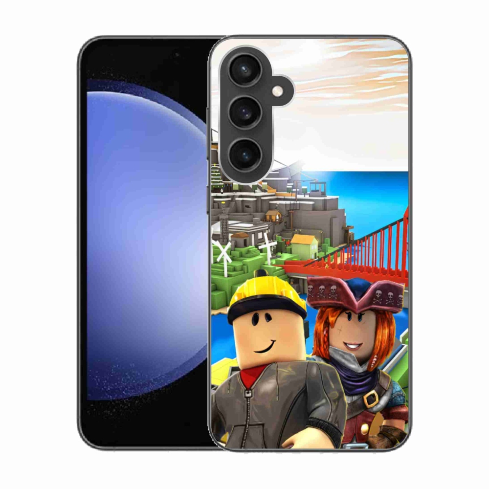 Gelový kryt mmCase na Samsung Galaxy S23 FE - roblox 1