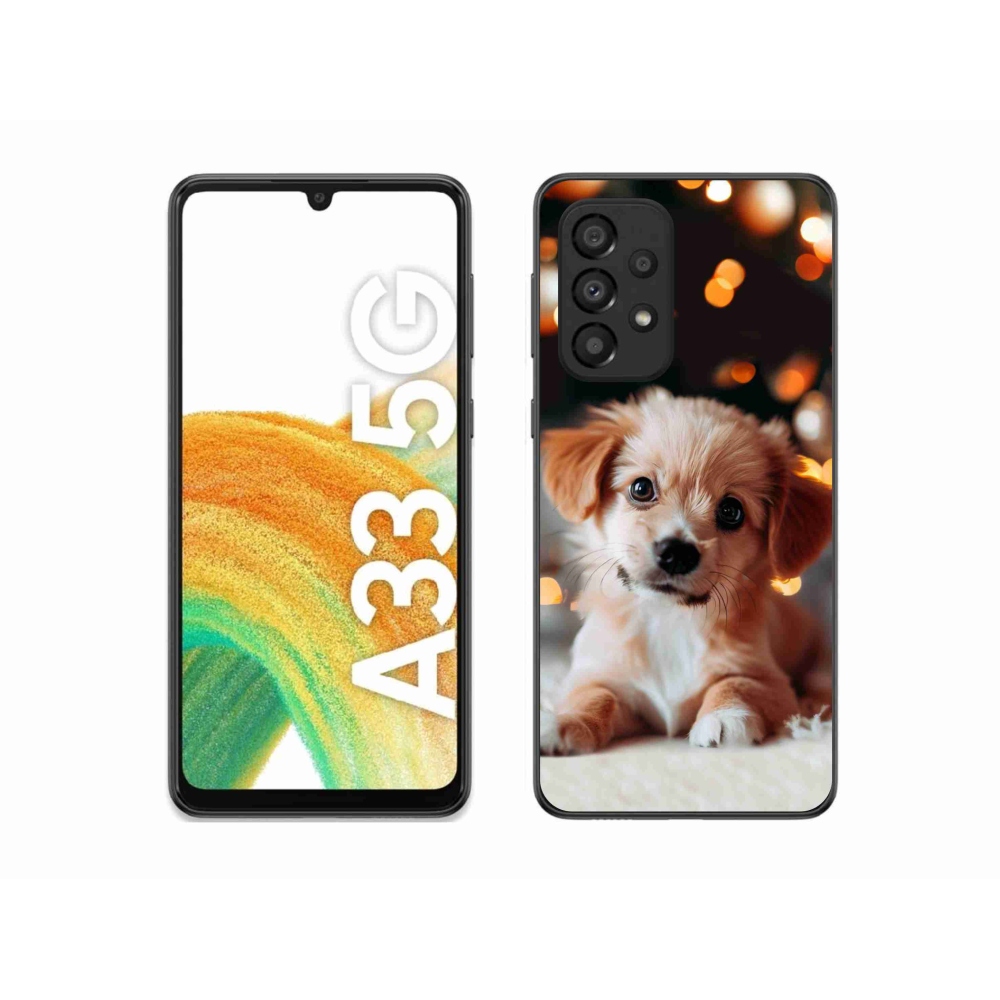 Gelový kryt mmCase na Samsung Galaxy A33 5G - štěňátko