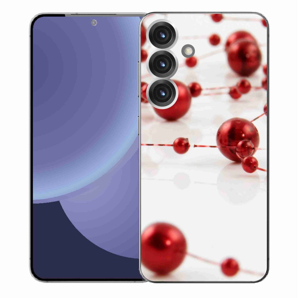 Gelový kryt mmCase na Samsung Galaxy S25+ - vánoční řetěz