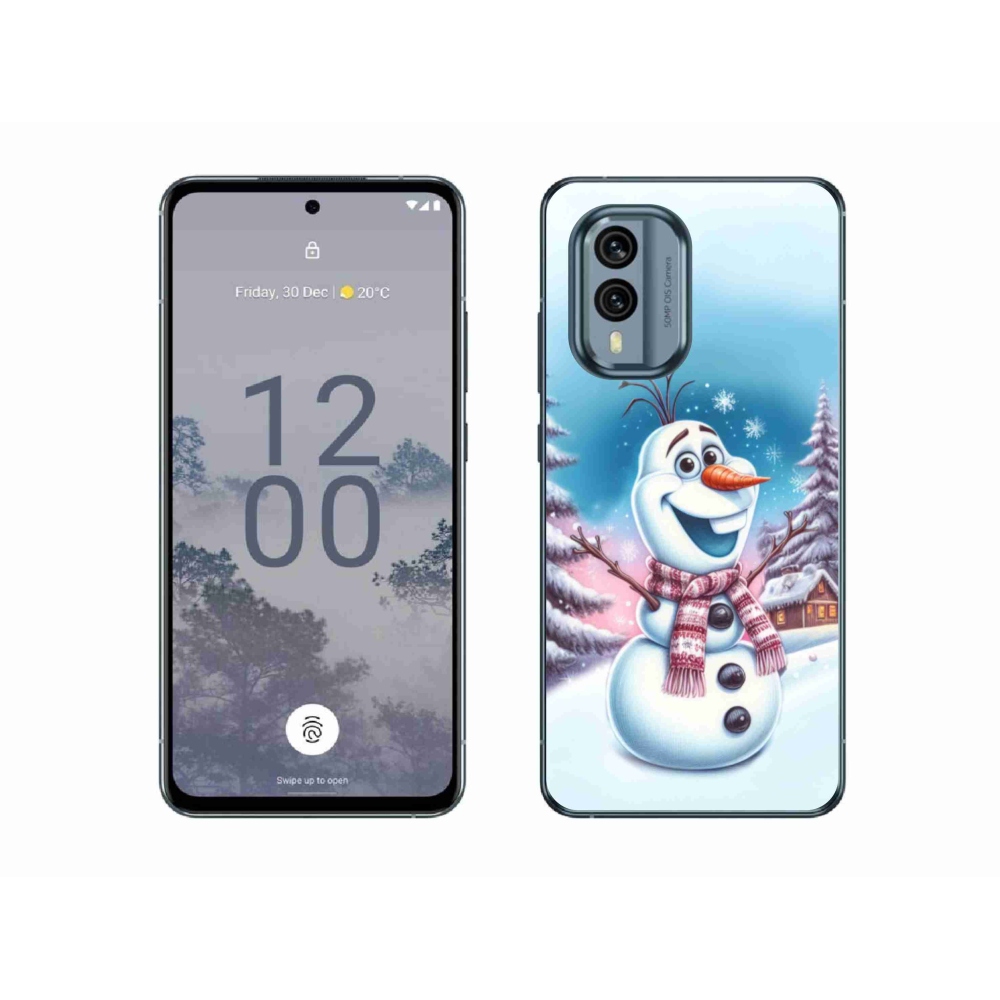 Gelový kryt mmCase na Nokia X30 5G - ledové království