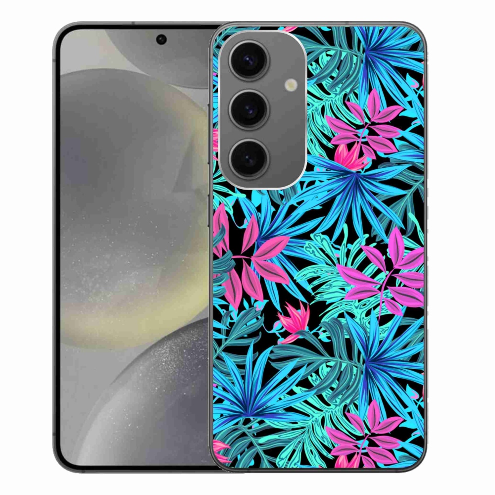 Gelový kryt mmCase na Samsung Galaxy S24+ - květiny 3
