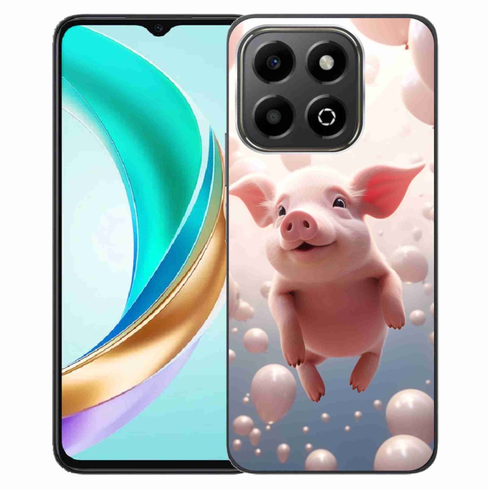 Gelový kryt mmCase na Honor X6b - prasátko s balónky