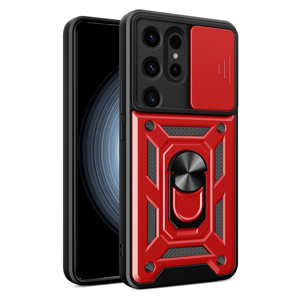 Slide odolný kryt na Samsung Galaxy S24 Ultra - červený