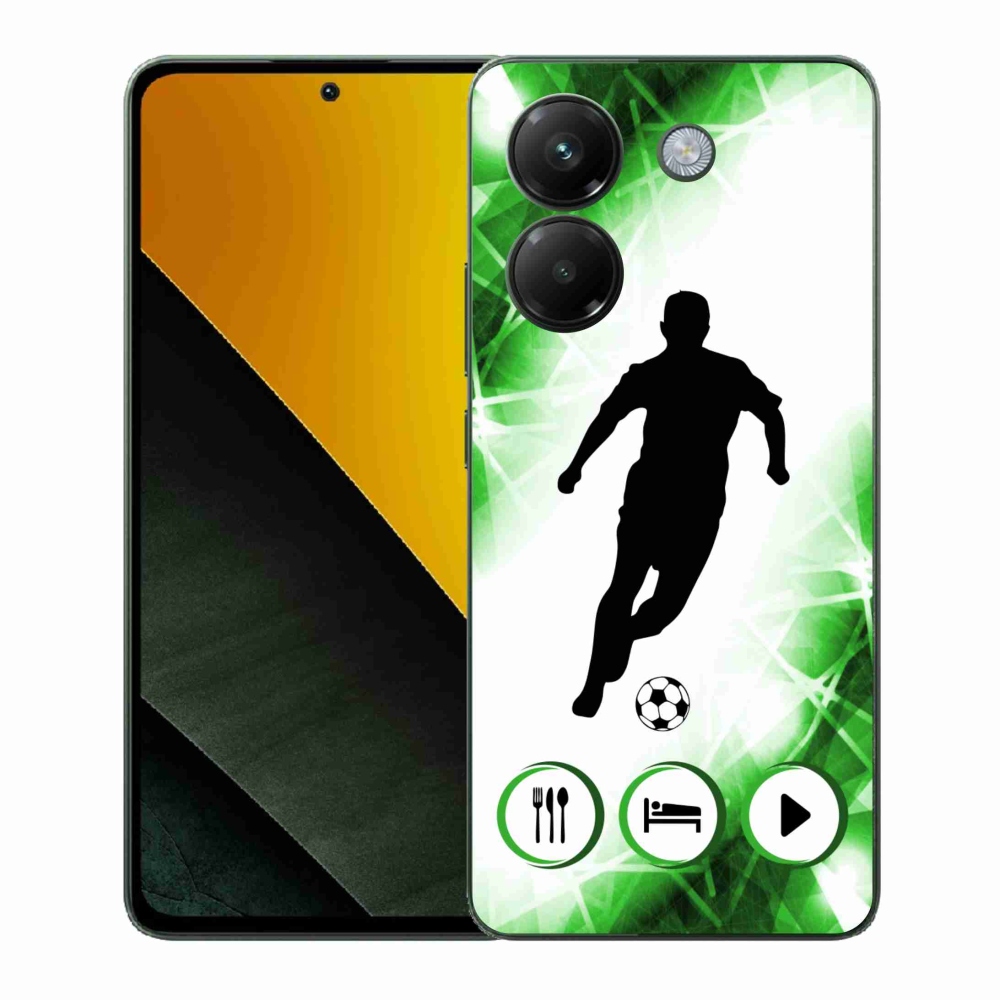 Gelový kryt mmCase na Xiaomi Poco M7 Pro 5G - fotbalista