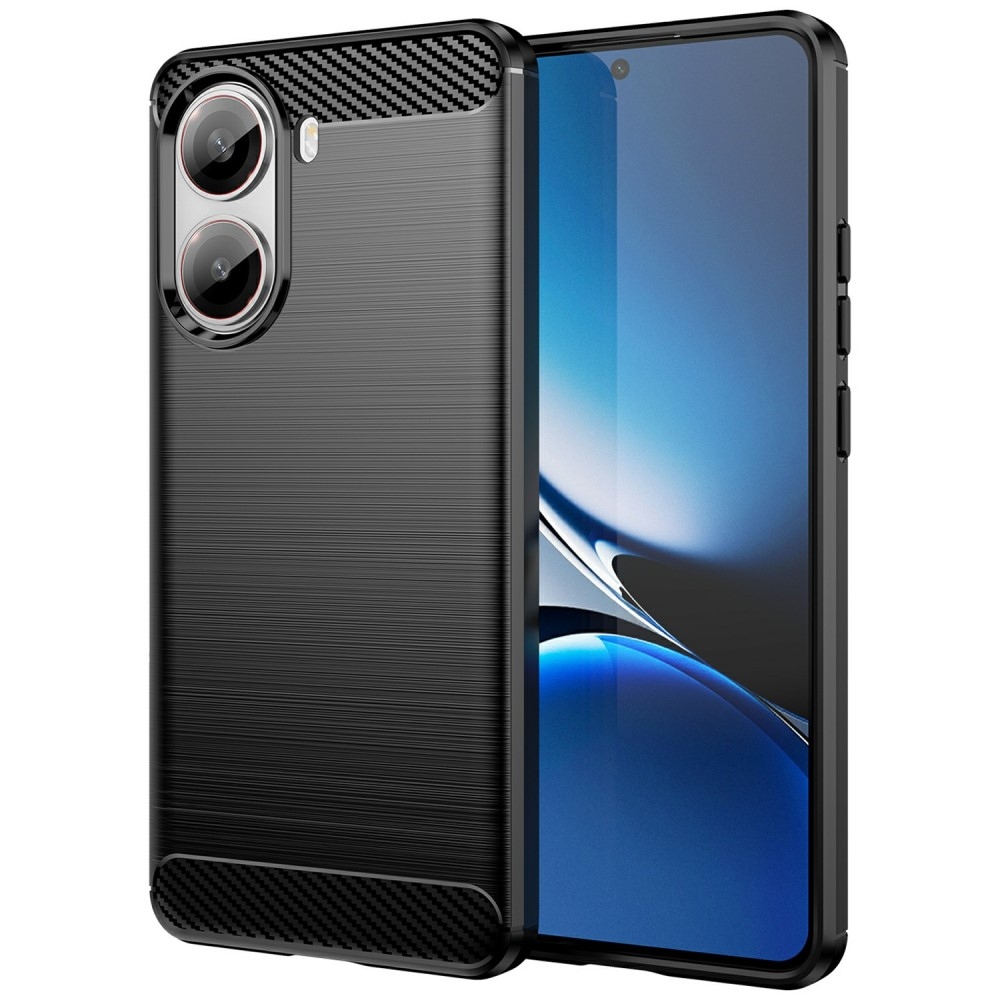 Carbon odolný gelový obal na Xiaomi Poco X7 Pro 5G - černý