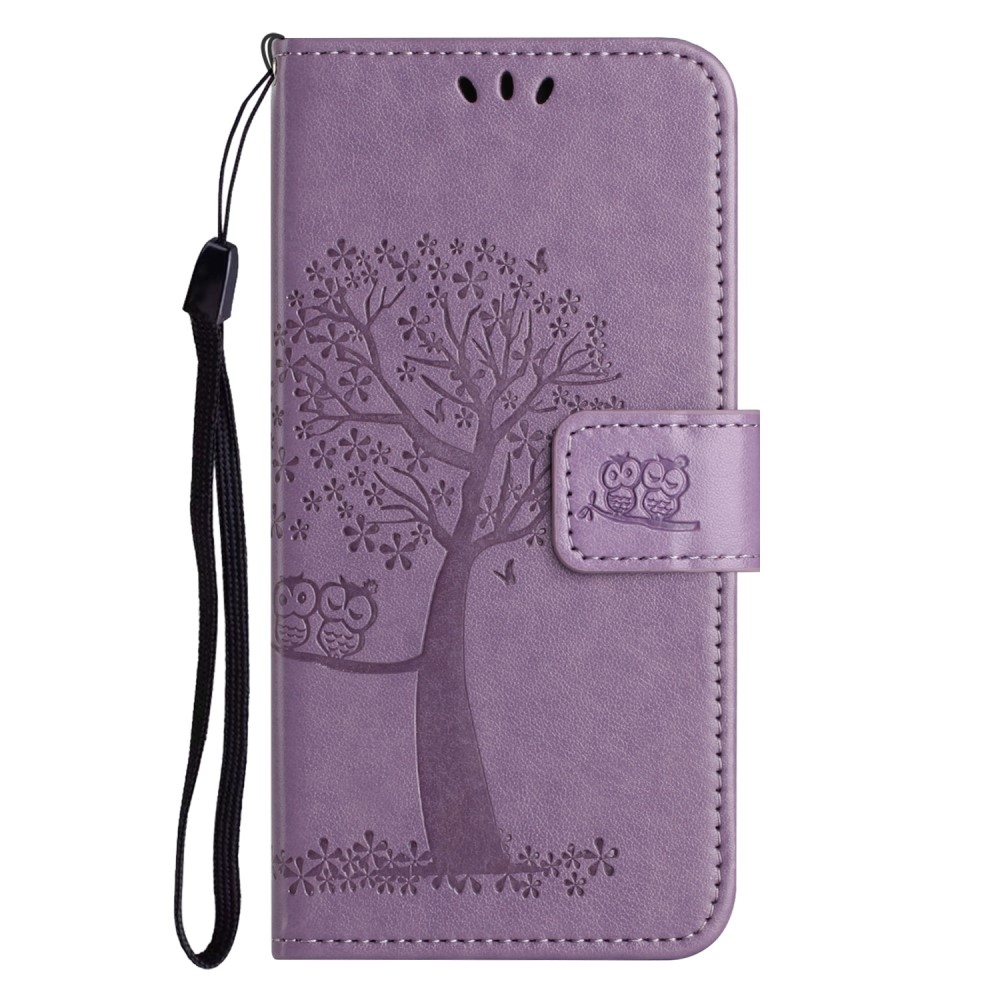 Tree knížkové pouzdro na iPhone 15 Pro Max - světlefialové