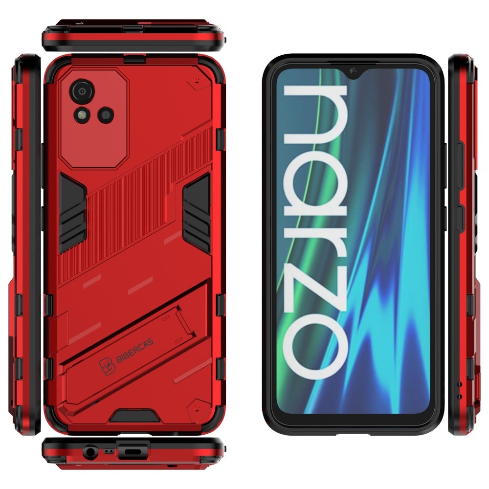 Armory odolný kryt pro Realme Narzo 50i - červený