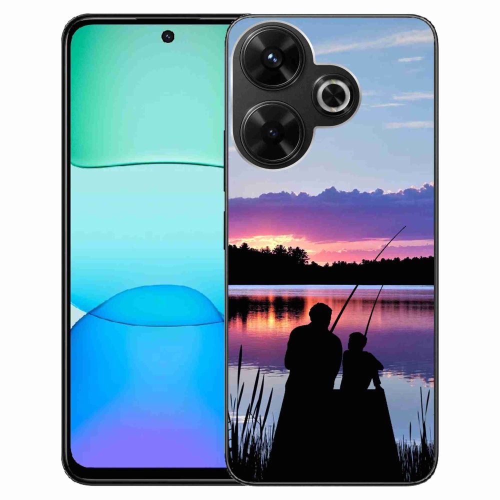 Gelový kryt mmCase na Xiaomi Redmi 13 4G/Poco M6 4G - rybaření 2