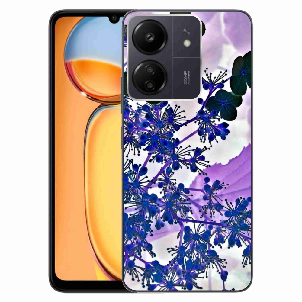 Gelový kryt mmCase na Xiaomi Poco C65/Redmi 13C - květ hortenzie