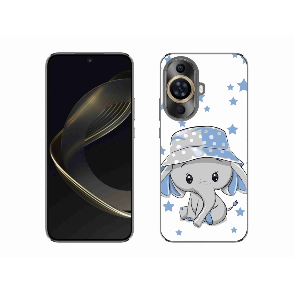 Gelový kryt mmCase na Huawei Nova 11 - modrý slon