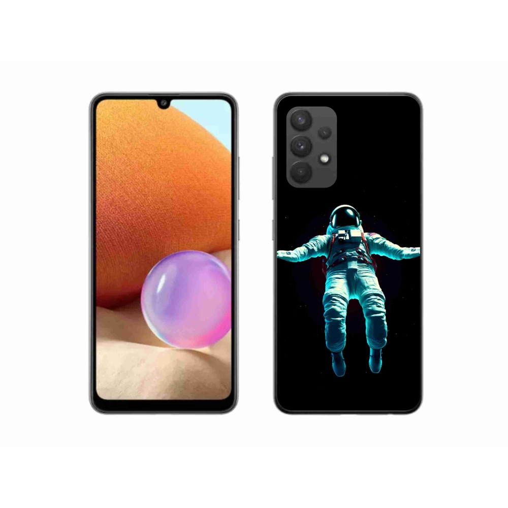 Gelový kryt mmCase na Samsung Galaxy A32 4G - kosmonaut