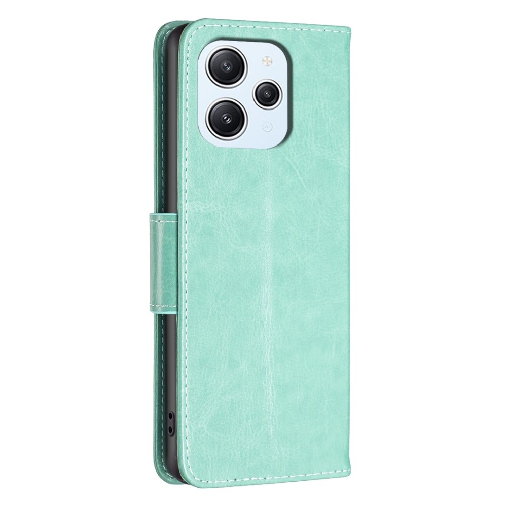 Butterfly knížkové pouzdro na Xiaomi Redmi 12 4G/5G - modrozelené