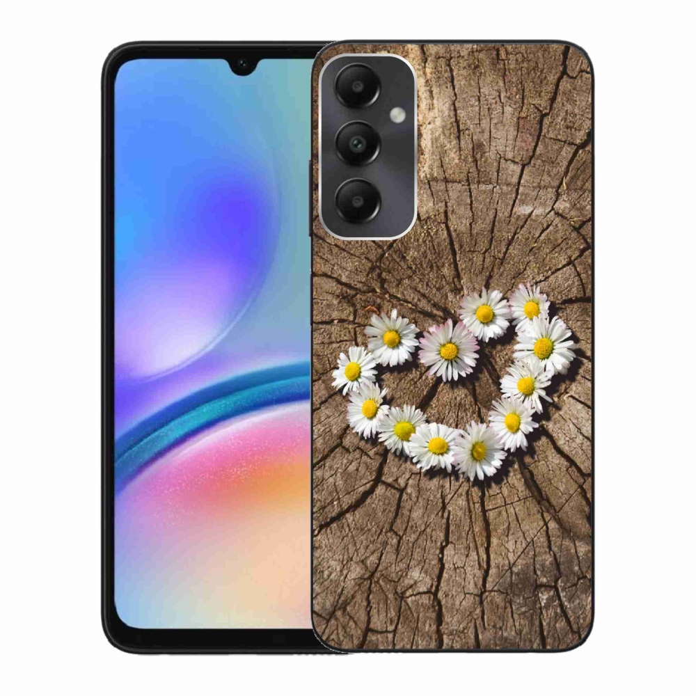 Gelový kryt mmCase na Samsung Galaxy A05s - srdce z kopretin