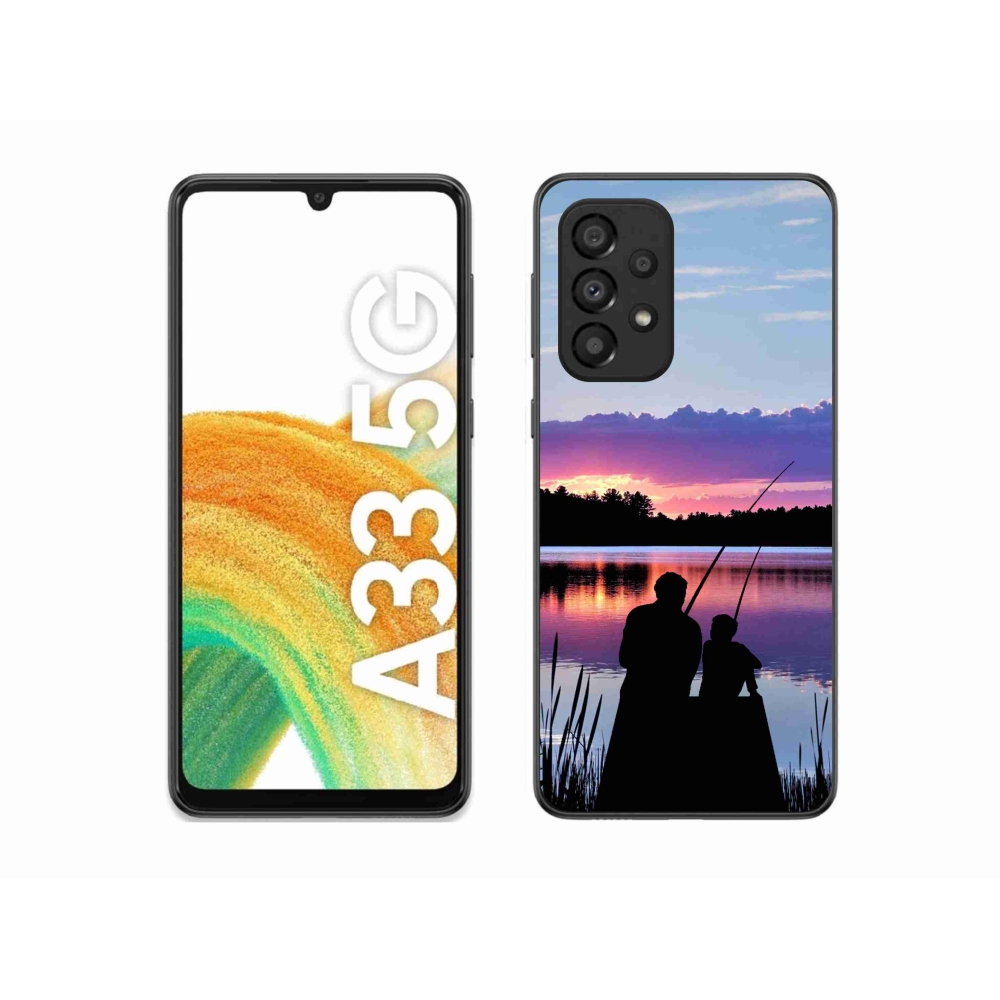 Gelový kryt mmCase na Samsung Galaxy A33 5G - rybaření 2
