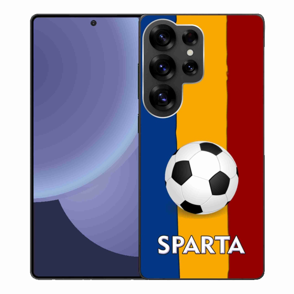 Gelový kryt mmCase na Samsung Galaxy S25 Ultra - fotbal 1