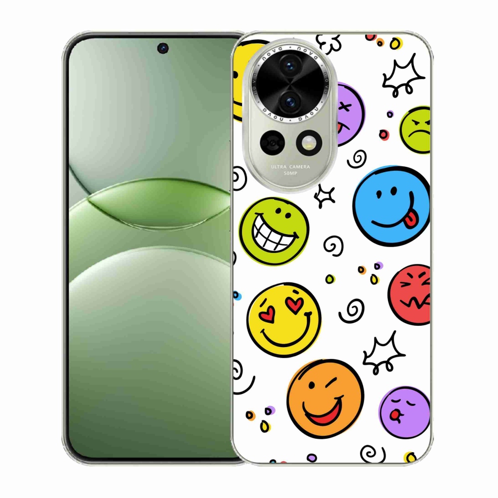 Gelový kryt mmCase na Huawei Nova 13 5G - smajlíci