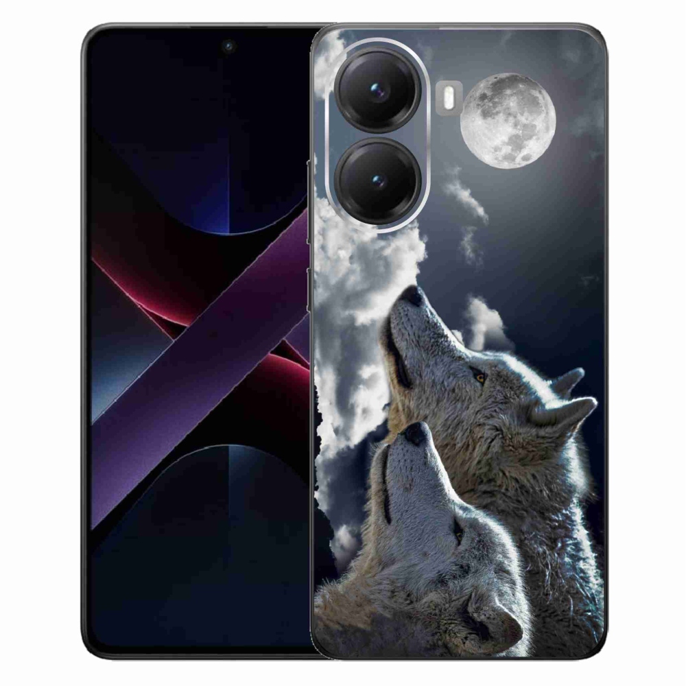 Gelový kryt mmCase na Xiaomi Poco X7 Pro 5G - vlci