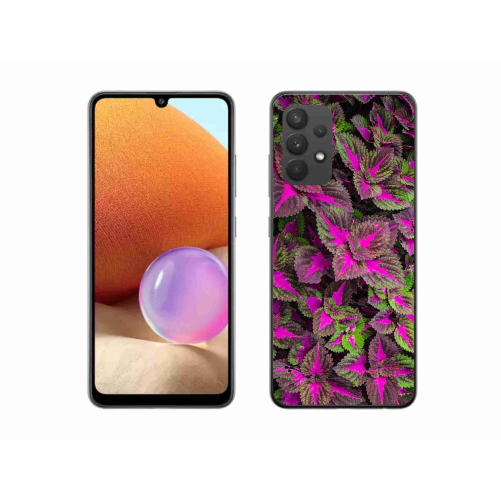 Gelový kryt mmCase na Samsung Galaxy A32 4G - květiny 10