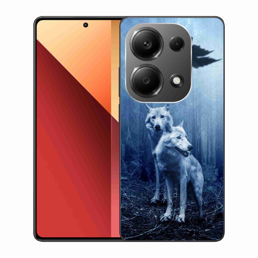 Gelový kryt mmCase na Xiaomi Redmi Note 13 Pro 4G/Poco M6 Pro - vlci v lese